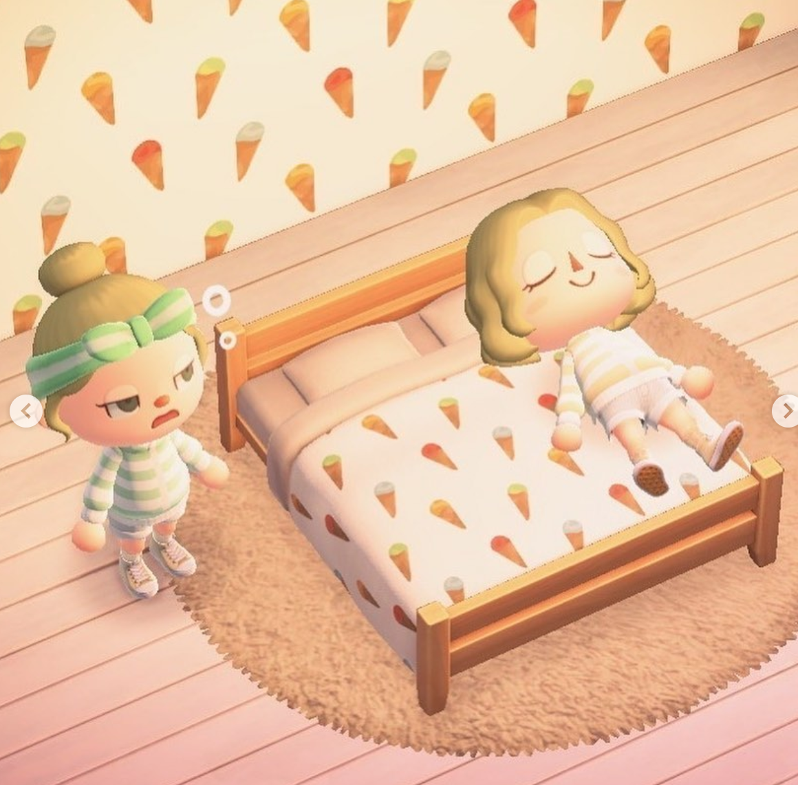 あつ森 ジェラートピケのコードは マイデザインのルームウェアがかわいい 画像 Mayutre