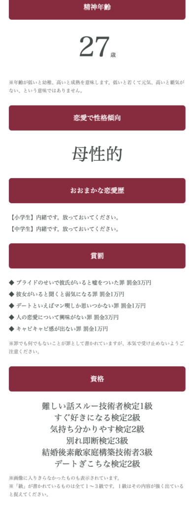 恋愛の履歴書 性格履歴書診断のやり方は インスタやツイッターで話題に 無料 Mayutre